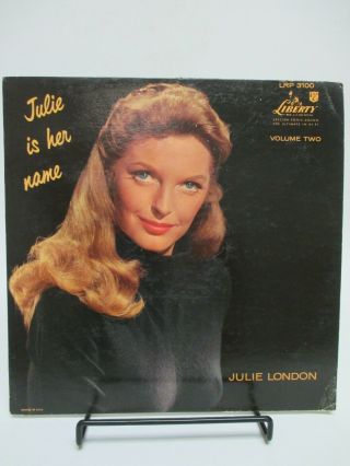 Promo " Julie Is Her Name Vol 2 " Lp Julie London 1958 Mono Liberty Lrp 3100 Vinyl