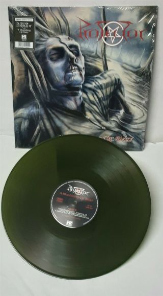 Protector A Shedding Of Skin Swamp Green Vinyl Lp Record