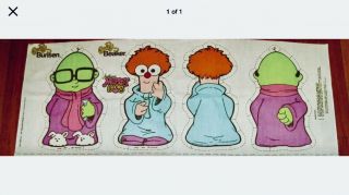 Muppet Babies Bunsen And Beaker Cut N Sew Fabric Panel 1985 Pillows