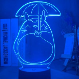 3D LED Ghibli My Neighbor Totoro Anime 7 Color Night Light Kids Gift 2