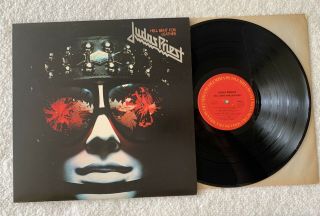 Judas Priest ‎– Hell Bent For Leather Lp Columbia Jc 35706 Heavy Metal Nm