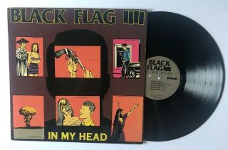Black Flag In My Head Lp Sst Sst045 Us 1985 Vg