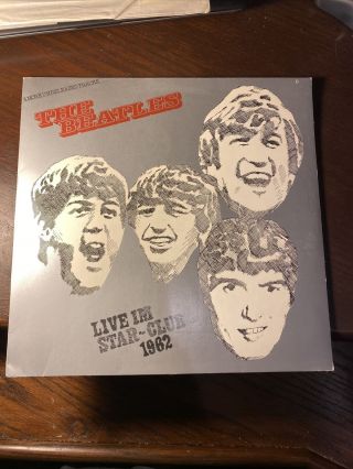 The Beatles Live Im Star Club Lp Vinyl Record Album Bellaphon Germany 1962