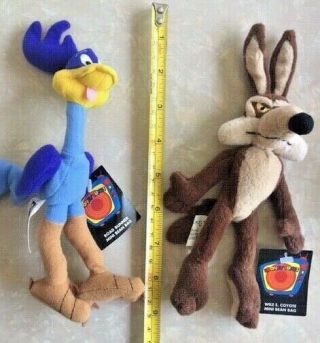Looney Tunes / Road Runner & Wile E Coyote / Mini Bean Bags / 1999