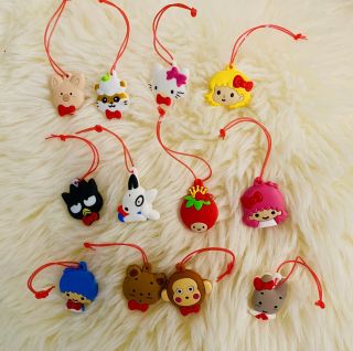 Sanrio Vintage Trinkets Characters Hello Kitty Flat Back Crafts Kawaii 50th Anni