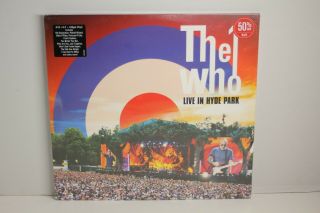 The Who Live In Hyde Park 3xlp 180 Gm Vinyl,  Dvd