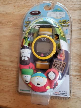 South Park 1998 Vintage Promo Cartman Wrist Watch - Old Stock - Rare