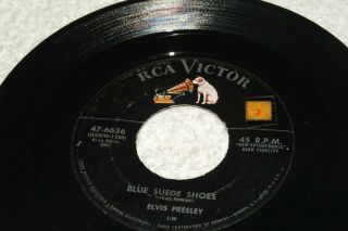 Elvis Presley - Blue Suede Shoes / Tutti Frutti - Rca Victor - Silver Line Label