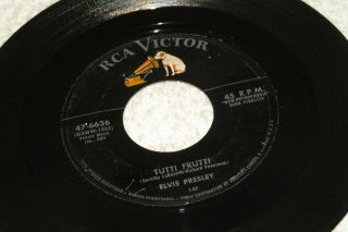 Elvis Presley - Blue Suede Shoes / Tutti Frutti - RCA Victor - silver line label 2