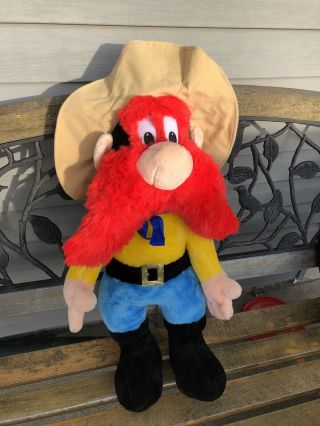 Yosemite Sam Looney Tunes Vintage Plush Stuffed Toy Mighty Star 24 Inch