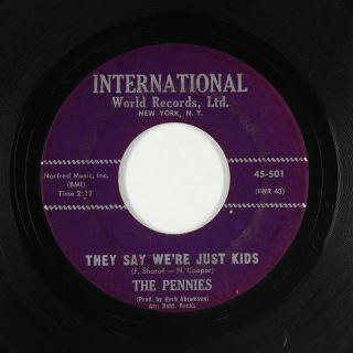 Girl Group/r&b 45 - Pennies - They Say We 