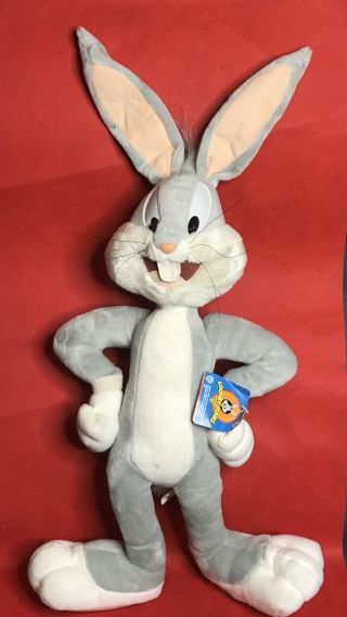 Vintage Warner Bros Looney Tunes Bugs Bunny 22” Posable Plush