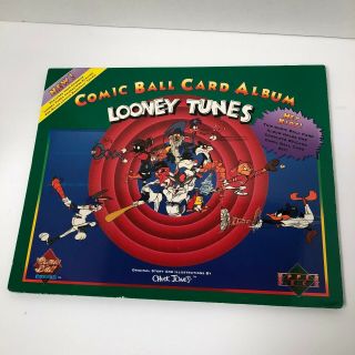 1990 Looney Tunes Comic Ball Complete Card Set In Album Books 3 Books
