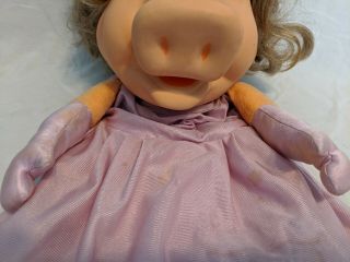 Vintage The Muppet Show Fisher Price Miss Piggy Puppet Doll 855 3