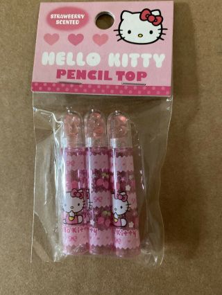 Hello Kitty Pencil Toppers 3 Pack