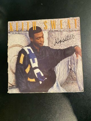 Id28z - Keith Sweat - Make It Last Forever - Vinyl Lp.  Signed
