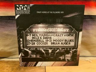 Neil Young & Crazy Horse Live At Fillmore East 1970 Vinyl Lp First Pressing Nm