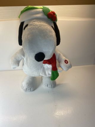 Gemmy 2013 Snoopy Christmas Dancing Side Stepper - Plays Peanuts Theme Song