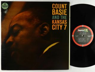 Count Basie & The Kansas City 7 - S/t Lp - Abc / Impulse - As - 15 Stereo Rvg Vg,