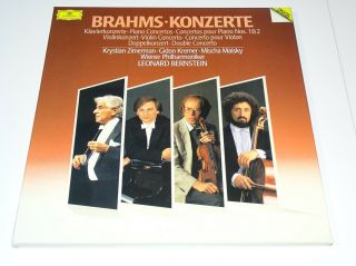 Brahms 4 Lp Box Dgg Digital - Violin Cello Piano Maisky Kremer Bernstein |99