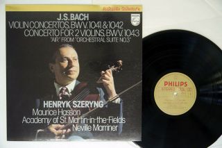 Szeryng Bach Violin Concertos Philips 30pc - 22 Japan Vinyl Lp