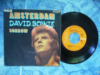 1973 David Bowie - Sorrow / Amsterdam 45,  Ps France Rca Victor