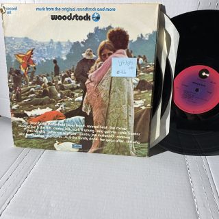 Woodstock Movie Soundtrack Club Edition Crc Cotillion Record Lp