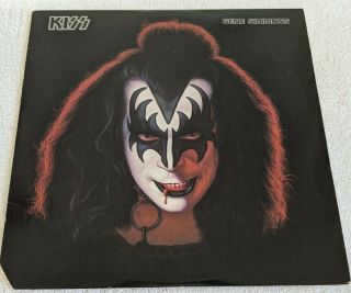 Kiss - Gene Simmons Solo Vinyl Record Lp - 1978 Casablanca ‎with Poster