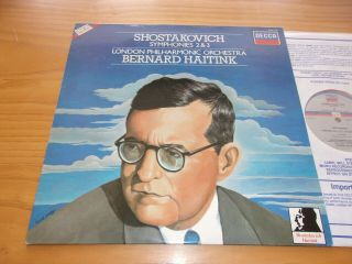 Decca Sxdl 7535 Digital Shostakovich - Symphonies Nos 2 & 3 Bernard Haitink Nm