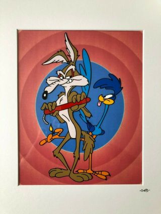 Warner Bros - Looney Tunes - Coyote & Road Runner - Hand Drawn/painted Cel