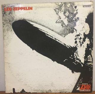 Led Zeppelin (self - Titled) Bargain Vg 1969 Lp (atlantic Sd 8216)