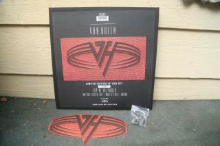 Van Halen - Uk " Top Of The World " Ltd Edition 12 " Boxset With Pin And Sticker