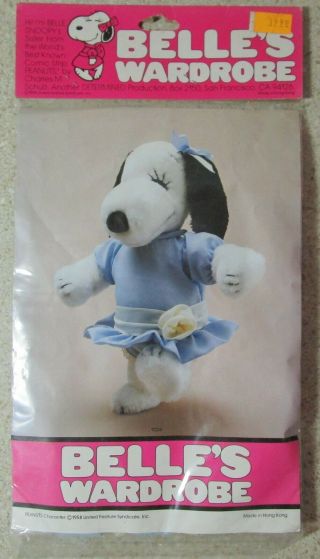 Vintage/new Belle’s Wardrobe Snoopy’s Sister Blue Dress Outfit Fits 0822