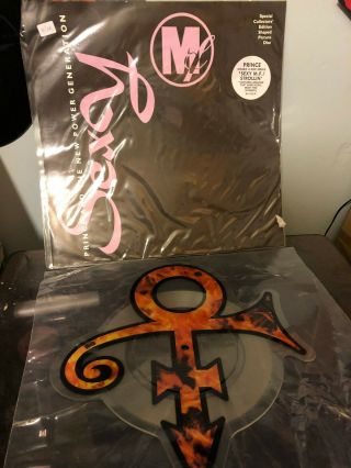 Prince And The Npg - Sexy Mf - Rare Symbol Shaped Picture Disc.
