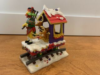 Simpsons Christmas Express “a Cold Winters Draft” Train Car Statue - 2004