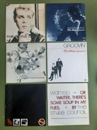 The Style Council / Paul Weller - Six Singles With Sleeves - Various Titles 2