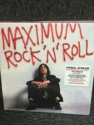 Primal Scream Maximum Rock And Roll Vol 1 Red & White Ltd 2 X Vinyl &