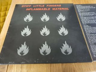 Slf Stiff Little Fingers – Inflammable Material Lp Punk Vinyl Record