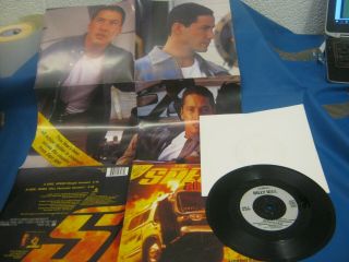 Record 7” Single Billy Idol Speed Ltd Edit Poster Bag 823