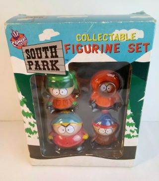 South Park Collectable Figurine Set 4 Figures Kenny,  Kyle,  Stan,  Cartman