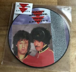 Gary Moore / Phil Lynott Out In The Fields 7 " Vinyl Picture Disc /
