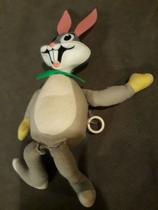 Vintage Mattel Talking Bugs Bunny Pull String Toy 1971 Dirty Leg Ripped