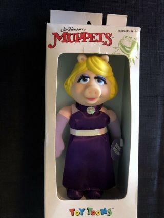 Vintage Muppets Miss Piggy Stuffed Plush Doll Figure Toy Toons 1991