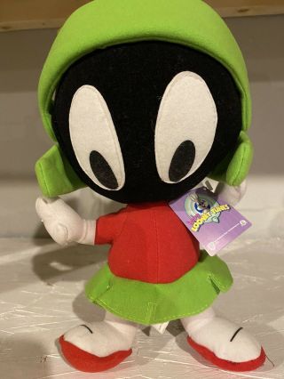 Vintage Baby Looney Tunes Marvin The Martian Plush—Nanco—NWT 14” 2