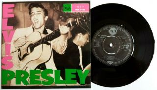Nm/nm Elvis Presley Blue Suede Shoes Ep (rcx 7188) 45 7 " Vinyl