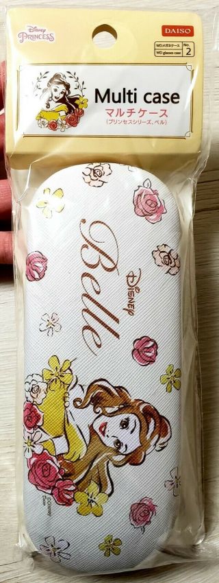 Daiso Disney Princess Belle Glasses Case Cute Gift Japan