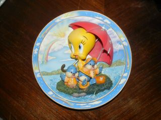 Looney Tunes Tweety Bird Wishing With Hue Plate No.  A2064 1999