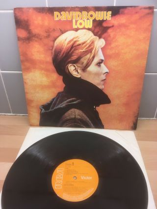 David Bowie Low Uk 1st Rca 1977 Lp Krautrock Pl12030 A1/b2 With Insert Vg,  /ex -