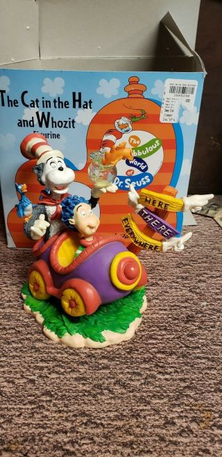 Cat In The Hat And Whozit Figurine Westland Giftware Jim Henson Dr Seuss