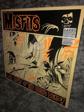 Rare Misfits Night Of The Living Dead Vinyl Record Lp Limited 1000 Horror Punk